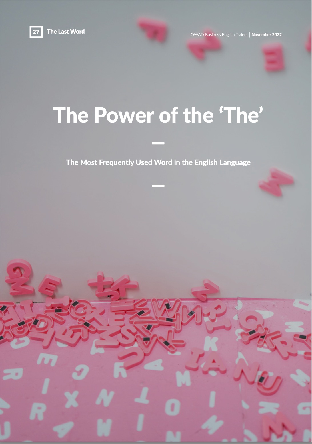 The Power of 'The'