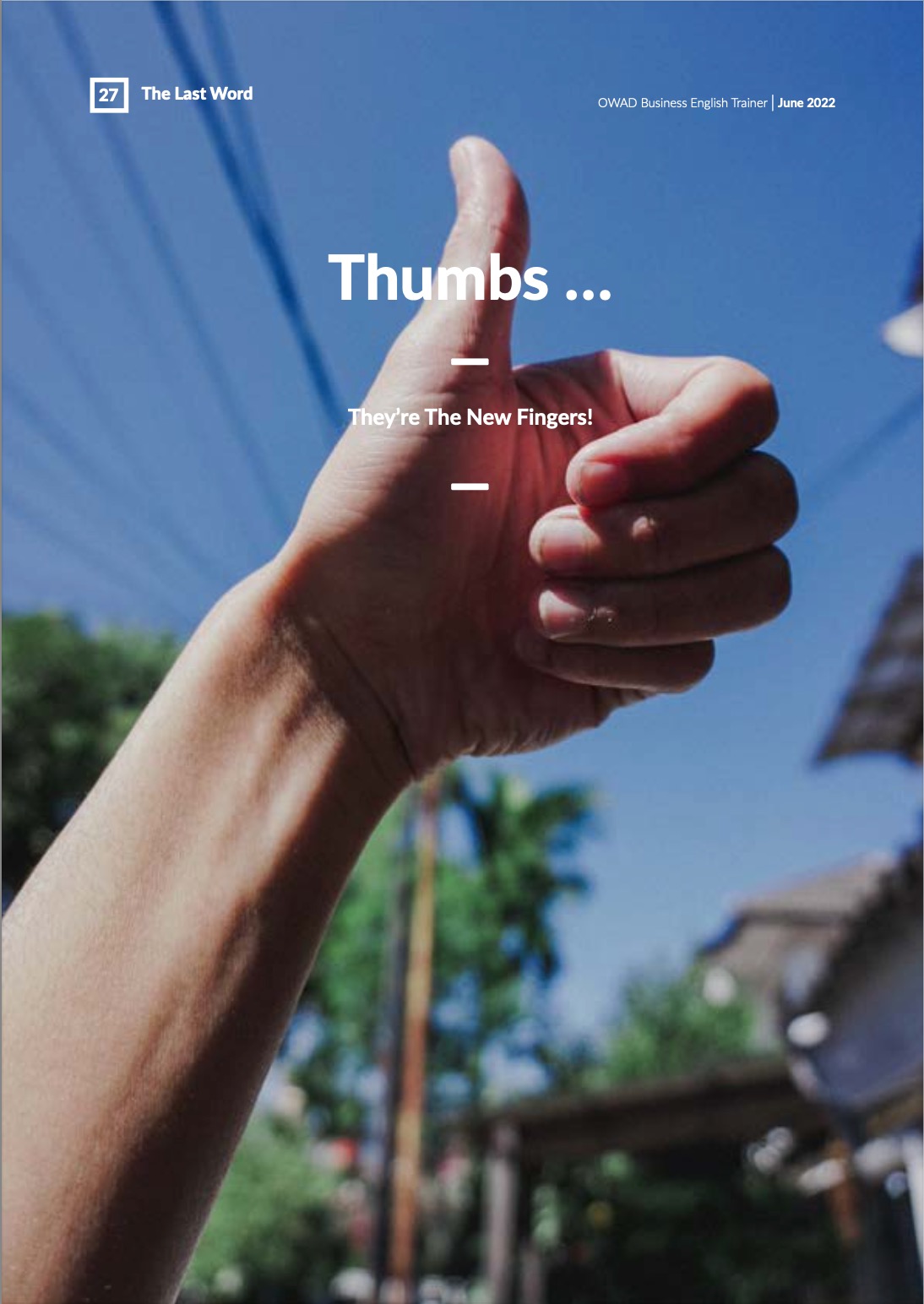 Thumbs...